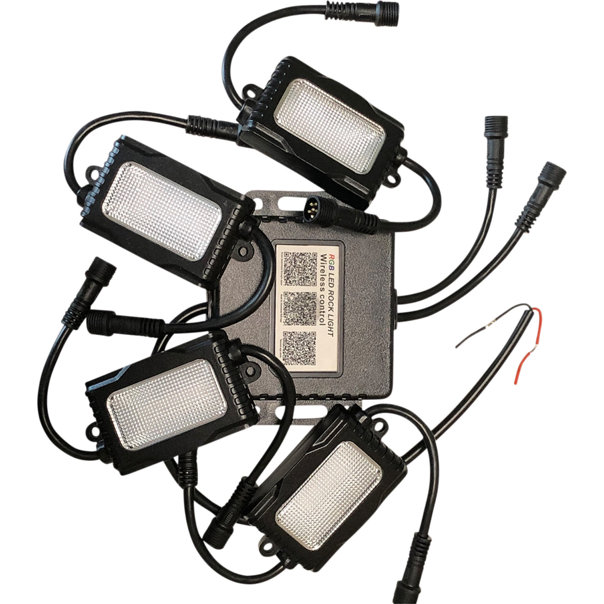 BRITE-LITES 2040-2678 BL-RGBROCK2.4 LED Rock Light kit 2.0- RGB and Bluetooth LED Rock Light Kit