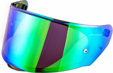 LS2 Assault / Centric / Rapid / Centric / Rapid II / Stream Pinlock Ready Green Iridium Face Shield