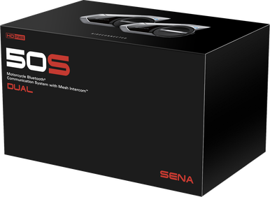 Sena 50S HD Bluetooth Mesh Comm System Sound By Harman Kardon Dual