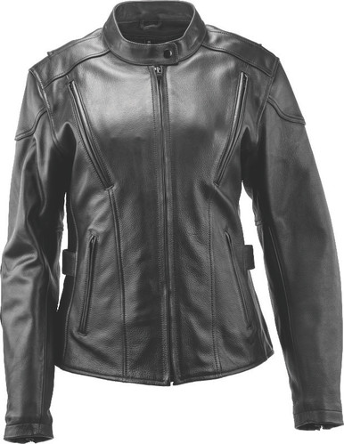 Kuryakyn #094364 - Leather By River Road Race Leather Jacket Black Womens - Medium