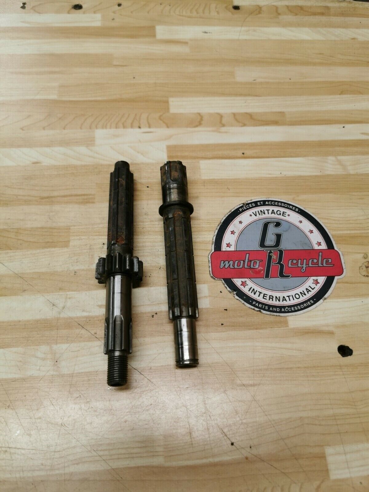 KAWASAKI KX80 1990 TRANSMISSION MAIN COUNTER SHAFT INPUT OUTPUT 1989 13127-1154