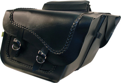 Willie & Max #58709-20 - Saddlebag Fleetside Slant Braided 16"X11"X6.5"