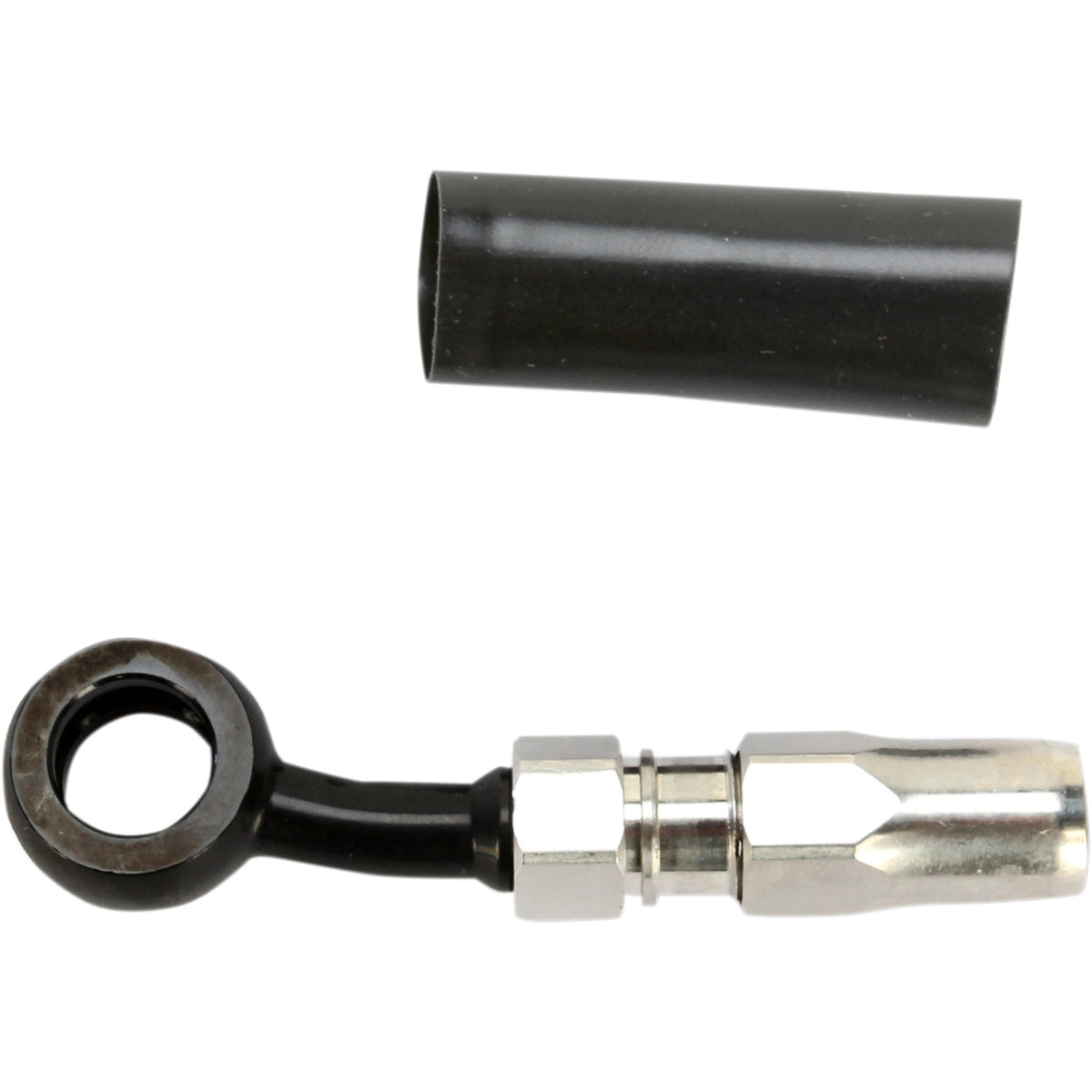MAGNUM SHIELDING 1742-0447 492115 BYO Build-Your-Own Banjo with Fitting BYO Banjo Brake - 10mm-15° - 90°-Twist - Black