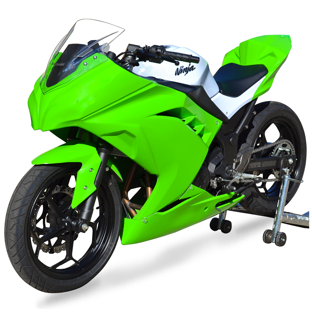 Hotbodies Racing Race Bodywork – Color Form Green Ninja 300 2013-2017