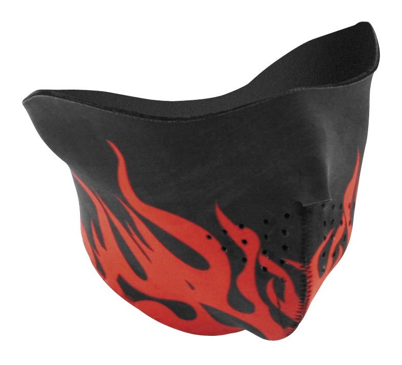 ZANheadgear Flames Neoprene Half Mask