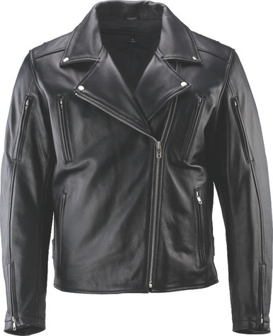 Kuryakyn #094372 - Leather By River Road Ironclad Classic Leather Jacket Black - XL