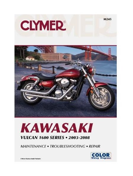 Clymer Manual Kawasaki Vulcan 1600 Series 2003-2008