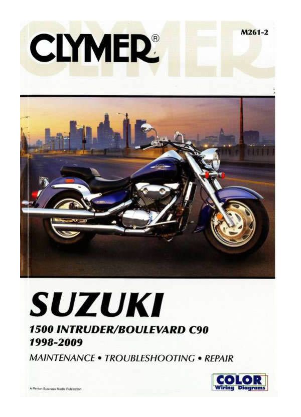 Clymer Manual Suzuki 1500 Intruder / Boulevard C90 1998-2009