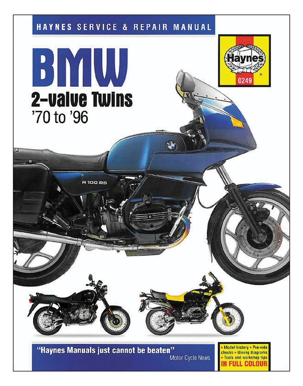 Haynes Manual BMW 2 Valve Twins 1970-1996