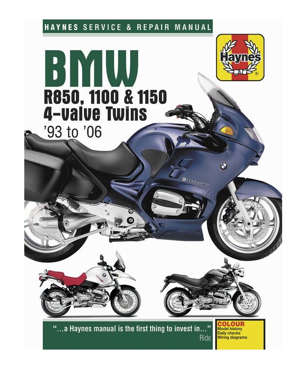 Haynes Manual BMW R850 / R1100 / R1150 1993-2006