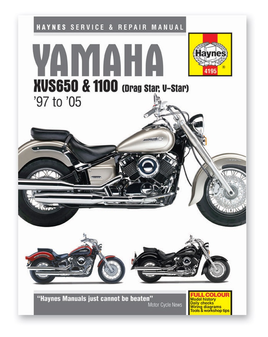 Haynes Manual Yamaha XVS650 / XVS1100 1998-2015