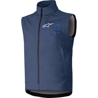 Alpinestars #3700325-7158-M - Techstar Softshell Vest - Navy - Medium