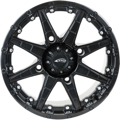 AMS #5707-046AS - Wheel - Roll'n 105 - Front/Rear - Black - 15x7 - 4/137 - 5+2