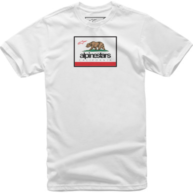 Alpinestars #121272070202X - Cali 2.0 T-Shirt - White - 2XL