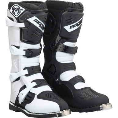 Moose Offroad - Qualifier Boots - Black/White - Size 7