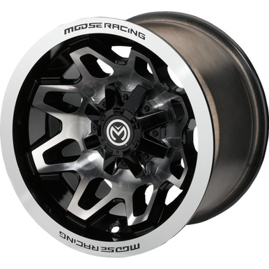 Moose Offroad - Wheel - 416X - Rear - Machined Black - 12x8 - 4/110 - 4+4