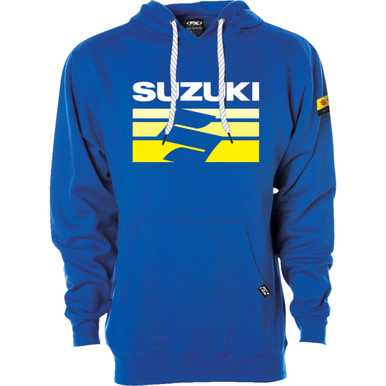 Factory Effex #27-88408 - Suzuki Fade Pullover Hoodie - Royal - 2XL