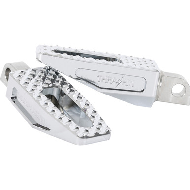 Thrashin Supply CO. #TSC-2021-3-D - Slim P-54 Foot Pegs - Front/Rear - Chrome