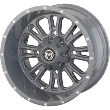 Moose Offroad - Wheel - 399X - Front - Gray - 14x7 - 4/136 - 4+3