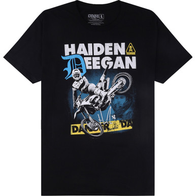 Deegan Apparel #DMTSS3023BLK2XL - Caution T-Shirt - Black - 2XL