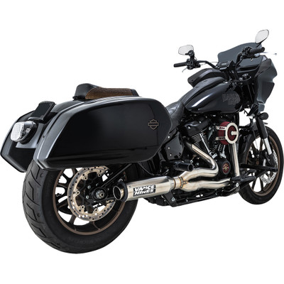 Vance & Hines 2-into-1 Supersport Exhaust System - Brushed - Softail