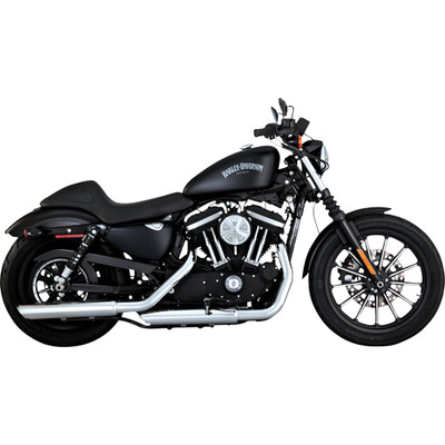 Vance & Hines 2014-2019 Harley-Davidson 1200 Custom EFI XLC 3" Twin Slash Slip-On Muffler - Chrome
