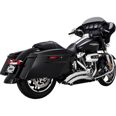 Vance & Hines 2017-2022 Harley-Davidson Road King EFI FLHR Big Radius Exhaust System - Chrome