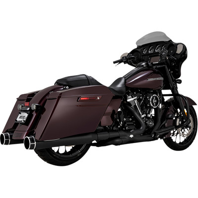 Vance & Hines 2021 Harley-Davidson Electra Glide Revival 4-1/2" Torquer Slip-On Mufflers - Machine Cut